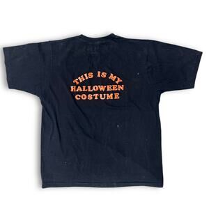Vintage Halloween Costume Tee XL USA Made – Felt Letters Goblin Shirt